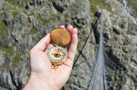 Compass in the hand
