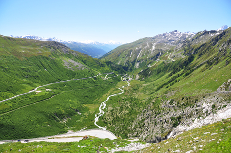 Furka pass, Switzerlandの写真素材
