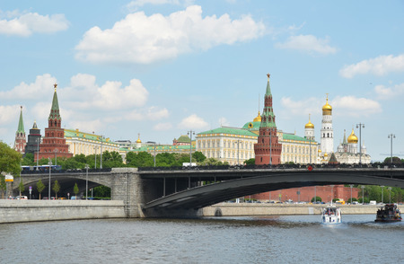 Architectural ensemble of the Moscow Kremlin and Kremlin embankment.のeditorial素材