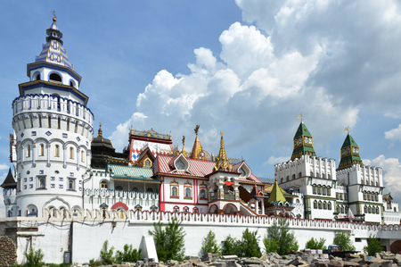 Izmailovsky Kremlin in Moscow, Russiaのeditorial素材