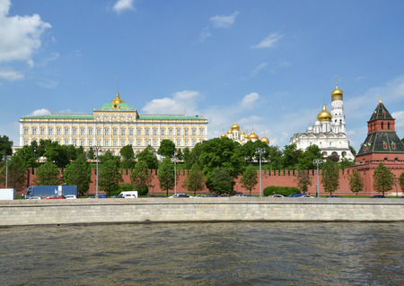 Architectural ensemble of the Moscow Kremlin and Kremlin embankment.のeditorial素材