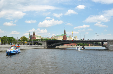 Architectural ensemble of the Moscow Kremlin and Kremlin embankment.のeditorial素材