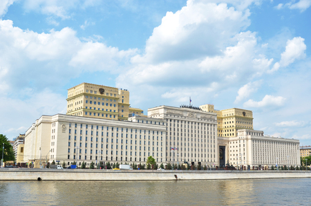 Ministry of Defense of Russia in Moscowのeditorial素材