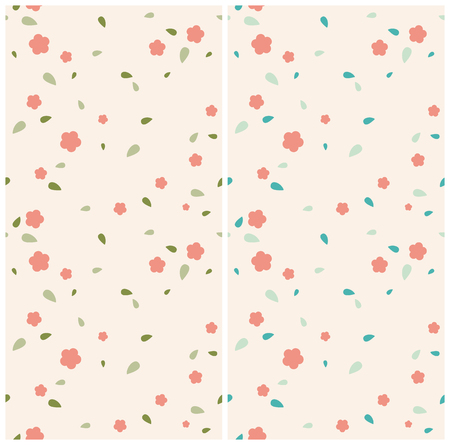 Flowers pattern.のイラスト素材