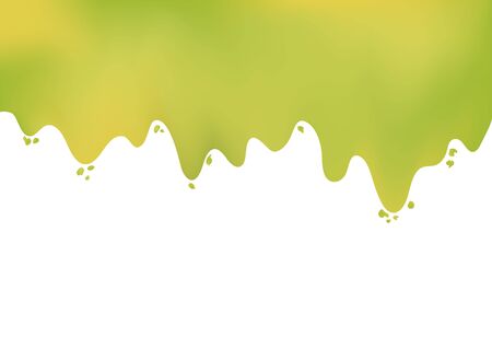 Abstract green, yellow gradient background.Vector illustration.のイラスト素材