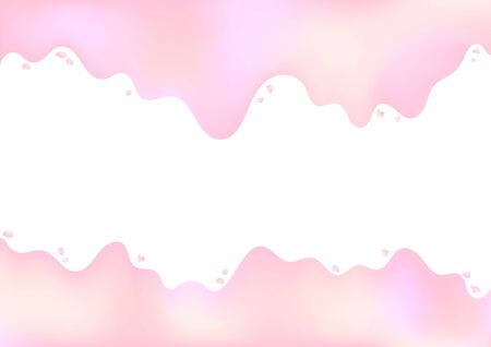 Abstract colorful pastel gradient background (pink, yellow, violet).Vector illustration.のイラスト素材