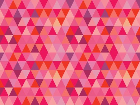 Vector colorful geometric shapes seamless pattern background.のイラスト素材