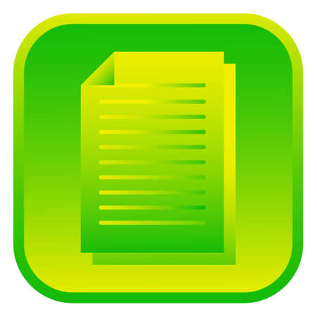 Documents or papers, file icon. Isolated web icon. Logo design, flat vector illustrationのイラスト素材