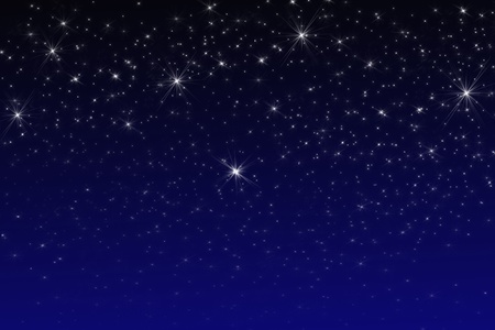 Shiny stars in the nightの写真素材