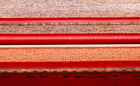 Texture of temple roof top
