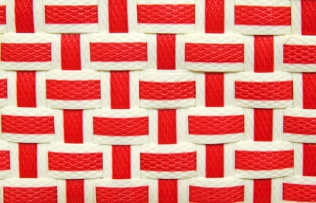 Weaving lattice in plastic for backgroundの写真素材