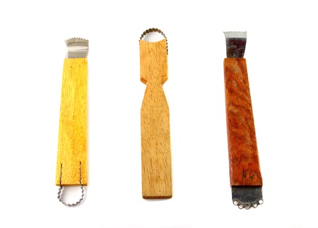Tools for coconut scraping from Thailand