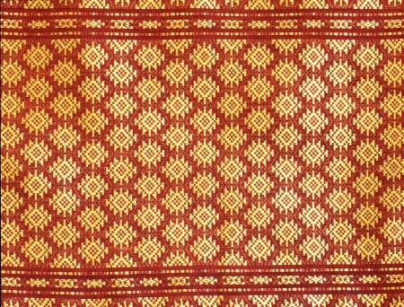 Pattern of Thai silk native fabricの写真素材