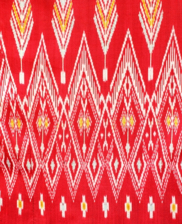 Pattern of Thai silk native fabricの写真素材