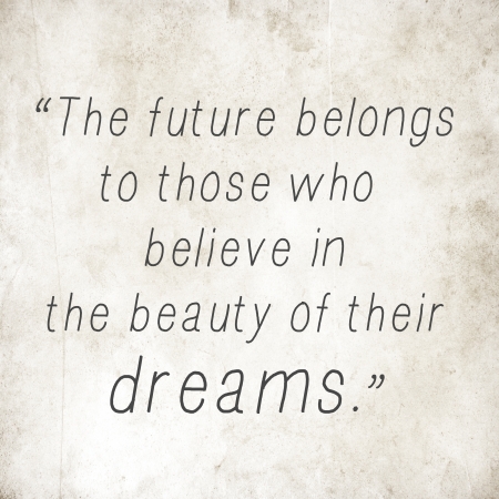 Inspirational quote words by Eleanor Roosevelt on old paper backgroundの写真素材