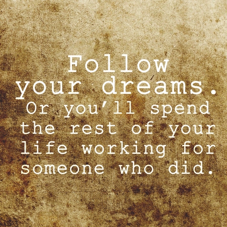Inspirational motivating quote on old grunge background の写真素材