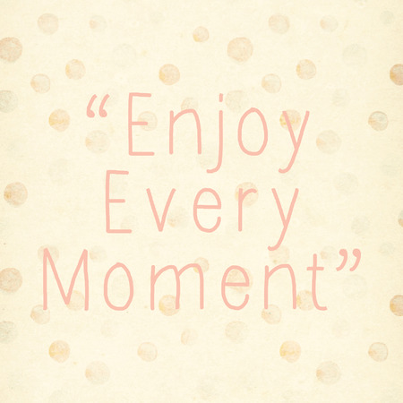 Inspirational motivating quote on paper colorful dot backgroundの写真素材