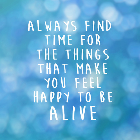 Inspirational motivating quotes on bokeh light backgroundの写真素材