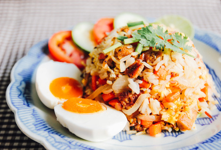 Delicious Thai fried riceの写真素材