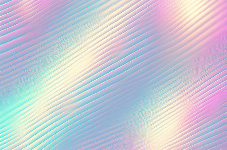Abstract pastel iridescent shiny holographic background, futuristic and retrowave style for elementの写真素材