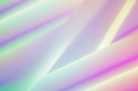 Abstract pastel iridescent shiny holographic background, futuristic and retrowave style for element
