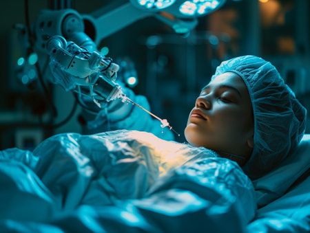 Surgeon device, medical operation equipment, robotic surgery in operating room, biomedical robotics machineの素材