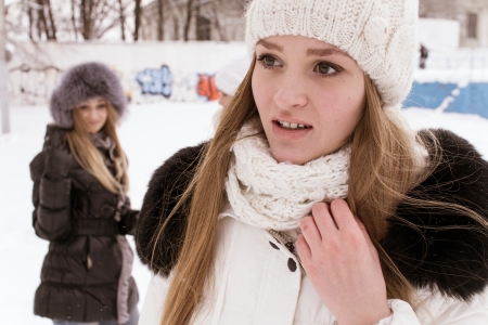 Teenager humiliationの写真素材