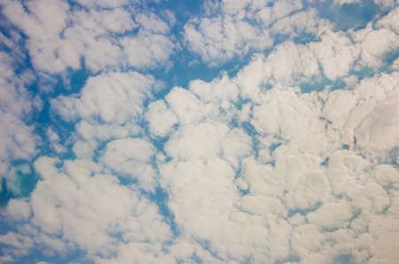 Blue sky with clouds background
