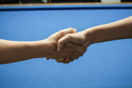 Hand shakeの写真素材
