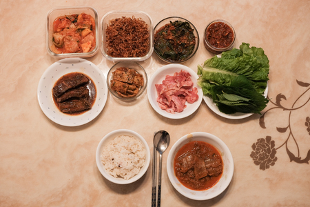 korea dinnerの写真素材
