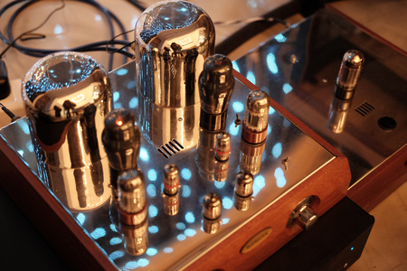 Speaker audio vacuum tubeの写真素材