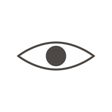 eye icon sign or illustration. look conceptのイラスト素材