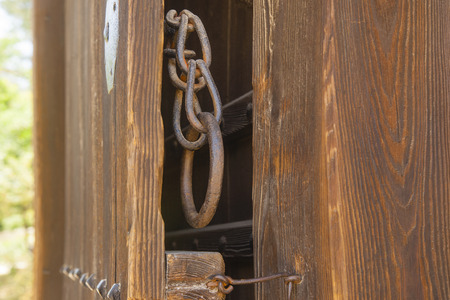 Door handle of traditional high buildingsのeditorial素材