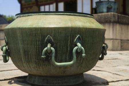 Deumeu of Changdeokgung, firefighting water,のeditorial素材