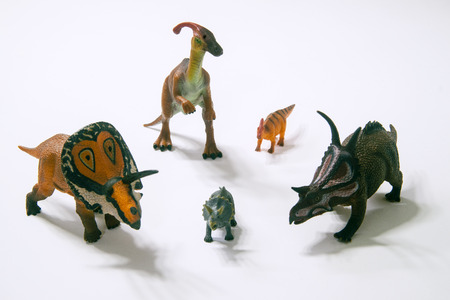 Funny children's toy dinosaur (dinosaur)の写真素材