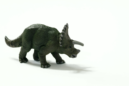 Funny children's toys Dinosaur, triceratops,の写真素材