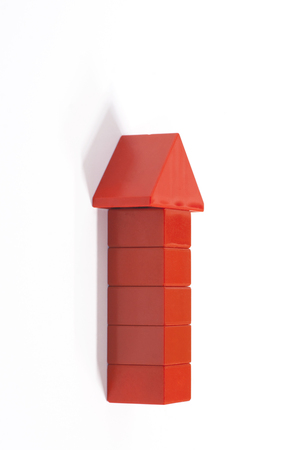 Children's toy blocks, arrowsの写真素材