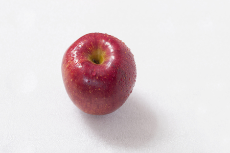 Korea's delicious fresh red appleの写真素材
