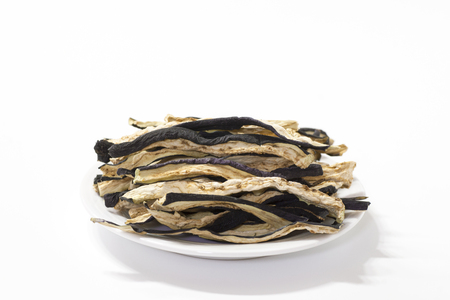 Eggplant, herbs (Namul) vegetables), Dry vegetablesの写真素材