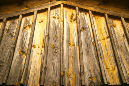 Wood grain, a knot, a node,の写真素材