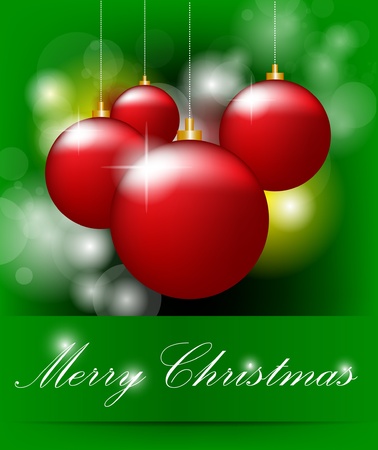 Christmas Background With Bokehのイラスト素材