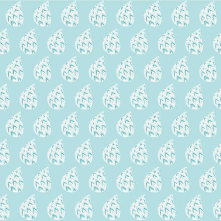 Rain drop pattern on blue seamless pattern art design stock vector illustration for web, for print, for fabric printのイラスト素材