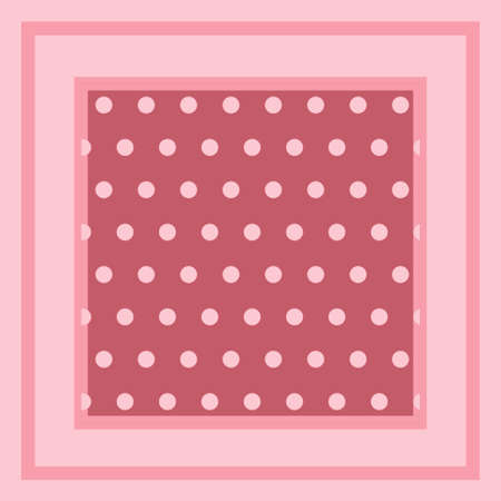 Pink and bordo circle shawl scheme modern stock vector illustration for web, for print, for fabric printのイラスト素材