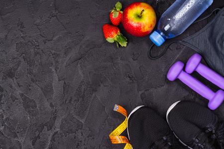 Diet and sport conceptの写真素材