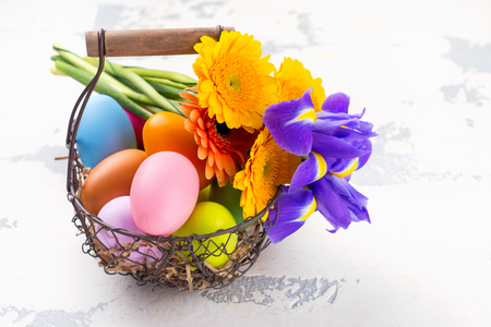 Easter background. Spring conceptの写真素材