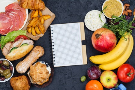 Time for diet. 5:2 fasting diet conceptの写真素材