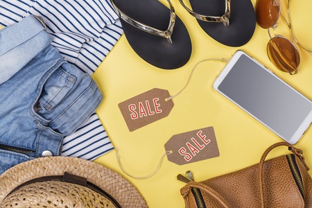 Summer sale backgroundの写真素材
