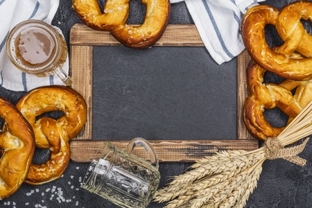 Oktoberfest background, copy spaceの写真素材