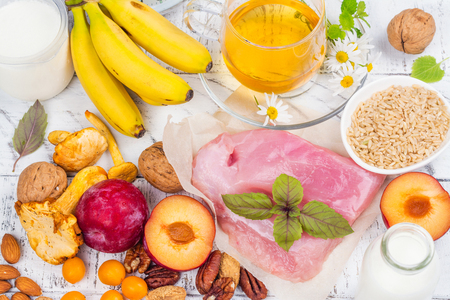 Food containing melatoninの写真素材