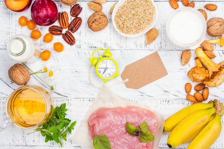 Food containing melatoninの写真素材